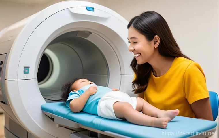 소아 방사선 노출 줄이는 방법 - **Prompt for Medical Imaging with Radiation (Focus on Safety):**
    "A bright and clean medical ima...